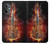 W0864 Fire Violin Hard Case and Leather Flip Case For OnePlus Nord N20 5G