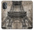 W3416 Eiffel Tower Blueprint Hard Case and Leather Flip Case For OnePlus Nord N20 5G