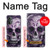 W3582 Purple Sugar Skull Hard Case and Leather Flip Case For OnePlus Nord N20 5G