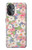W3688 Floral Flower Art Pattern Hard Case and Leather Flip Case For OnePlus Nord N20 5G