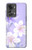 W2361 Purple White Flowers Hard Case and Leather Flip Case For OnePlus Nord 2T