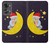 W2849 Cute Sleepy Owl Moon Night Hard Case and Leather Flip Case For OnePlus Nord 2T