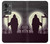 W3262 Grim Reaper Night Moon Cemetery Hard Case and Leather Flip Case For OnePlus Nord 2T