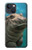 W3871 Cute Baby Hippo Hippopotamus Hard Case and Leather Flip Case For iPhone 13 mini