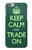 W3862 Keep Calm and Trade On Hard Case and Leather Flip Case For iPhone 6 6S