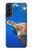 W3898 Sea Turtle Hard Case and Leather Flip Case For Samsung Galaxy S22 Plus