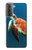 W3899 Sea Turtle Hard Case and Leather Flip Case For Samsung Galaxy S21 Plus 5G, Galaxy S21+ 5G