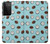 W3860 Coconut Dot Pattern Hard Case and Leather Flip Case For Samsung Galaxy S21 Ultra 5G