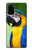 W3888 Macaw Face Bird Hard Case and Leather Flip Case For Samsung Galaxy S20 Plus, Galaxy S20+