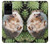 W3863 Pygmy Hedgehog Dwarf Hedgehog Paint Hard Case and Leather Flip Case For Samsung Galaxy S20 Ultra