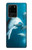 W3878 Dolphin Hard Case and Leather Flip Case For Samsung Galaxy S20 Ultra