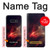 W3897 Red Nebula Space Hard Case and Leather Flip Case For Samsung Galaxy S10e