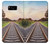 W3866 Railway Straight Train Track Hard Case and Leather Flip Case For Samsung Galaxy S8