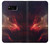 W3897 Red Nebula Space Hard Case and Leather Flip Case For Samsung Galaxy S8