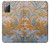 W3875 Canvas Vintage Rugs Hard Case and Leather Flip Case For Samsung Galaxy Note 20