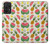 W3883 Fruit Pattern Hard Case and Leather Flip Case For Samsung Galaxy A52, Galaxy A52 5G