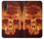 W3881 Fire Skull Hard Case and Leather Flip Case For Samsung Galaxy A70