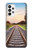 W3866 Railway Straight Train Track Hard Case and Leather Flip Case For Samsung Galaxy A73 5G