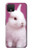 W3870 Cute Baby Bunny Hard Case and Leather Flip Case For Google Pixel 4