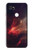 W3897 Red Nebula Space Hard Case and Leather Flip Case For Google Pixel 2 XL