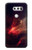 W3897 Red Nebula Space Hard Case and Leather Flip Case For LG V30, LG V30 Plus, LG V30S ThinQ, LG V35, LG V35 ThinQ