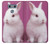 W3870 Cute Baby Bunny Hard Case and Leather Flip Case For LG G6