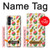 W3883 Fruit Pattern Hard Case and Leather Flip Case For Motorola Moto G200 5G