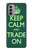 W3862 Keep Calm and Trade On Hard Case and Leather Flip Case For Motorola Moto G51 5G