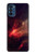W3897 Red Nebula Space Hard Case and Leather Flip Case For Motorola Moto G41