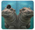W3871 Cute Baby Hippo Hippopotamus Hard Case and Leather Flip Case For Motorola Moto G5