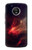 W3897 Red Nebula Space Hard Case and Leather Flip Case For Motorola Moto G5