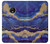 W3906 Navy Blue Purple Marble Hard Case and Leather Flip Case For Motorola Moto G5