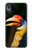 W3876 Colorful Hornbill Hard Case and Leather Flip Case For Motorola Moto E6, Moto E (6th Gen)