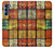 W3861 Colorful Container Block Hard Case and Leather Flip Case For Motorola Edge S30