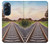 W3866 Railway Straight Train Track Hard Case and Leather Flip Case For Motorola Edge X30