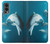 W3878 Dolphin Hard Case and Leather Flip Case For OnePlus Nord 2 5G