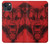 W1090 Red Wolf Hard Case and Leather Flip Case For iPhone 14