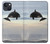 W1349 Killer whale Orca Hard Case and Leather Flip Case For iPhone 14