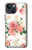 W1859 Rose Pattern Hard Case and Leather Flip Case For iPhone 14