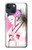 W2579 Japanese Traditional Geisha Kimono Hard Case and Leather Flip Case For iPhone 14