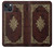 W3014 Vintage Map Book Cover Hard Case and Leather Flip Case For iPhone 14