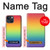 W3698 LGBT Gradient Pride Flag Hard Case and Leather Flip Case For iPhone 14