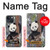 W3793 Cute Baby Panda Snow Painting Hard Case and Leather Flip Case For iPhone 14