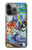 W0588 Wall Graffiti Hard Case and Leather Flip Case For iPhone 14 Pro