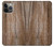 W0599 Wood Graphic Printed Hard Case and Leather Flip Case For iPhone 14 Pro