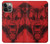 W1090 Red Wolf Hard Case and Leather Flip Case For iPhone 14 Pro