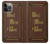 W2824 Once Upon a Time Book Cover Hard Case and Leather Flip Case For iPhone 14 Pro