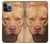 W2903 American Pitbull Dog Hard Case and Leather Flip Case For iPhone 14 Pro