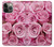 W2943 Pink Rose Hard Case and Leather Flip Case For iPhone 14 Pro