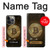 W3798 Cryptocurrency Bitcoin Hard Case and Leather Flip Case For iPhone 14 Pro